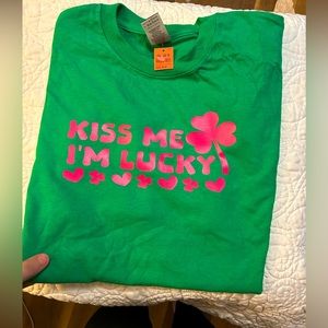 St Patrick’s Day Tshirt NEW Custom made Medium